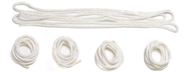 R4 White Nylon 10m Bondage Rope Set