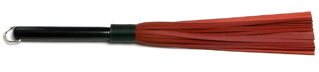 W607 Short-Red Cowhide Leather Tails (5mm wide)