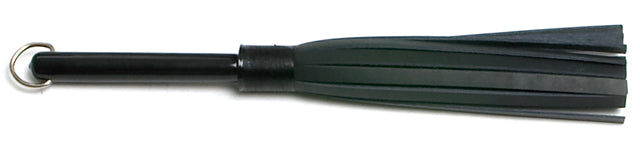 W710 Mini Long-Black Cowhide Leather Tails